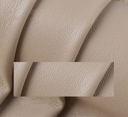 Suede Lychee Faux Leather PU Leather For Garments Smooth Handfeel