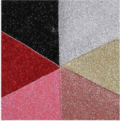 Waterproof Glitter PU Leather Powder Film Glitter Artificial Leather Customized