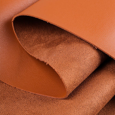 PVC Faux Suede Leather Fabric Anti Fouling For Handbag / Mouse Pad Cover