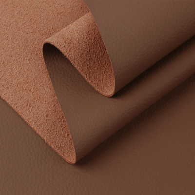 Soft Cover Furniture Faux Synthetic Leather PVC Fabric Lychee Texture