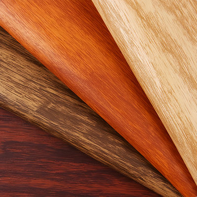 Printed Wood Grain PVC Faux Artificial Leather Fabric Car Decoration Material