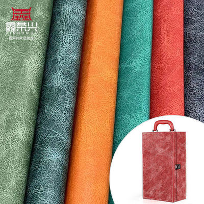 PVC Printed Synthetic Leather Fabric Oil Burst Pattern Waterproof for Notebook / Table Mat / Phone Shell Packing Box for Crafts Bags