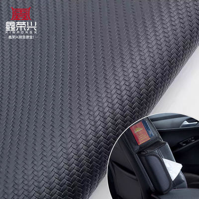 Pvc Mat Woven Grain Patterns Artificial Synthetic Leather Chair Sofa Shoes Car Foot Mat Faux Leather