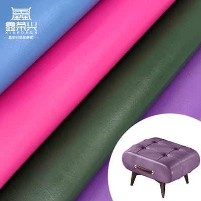 PVC Knitted Leather Fabric 0.6mm Thick for Furniture and Car Upholstery