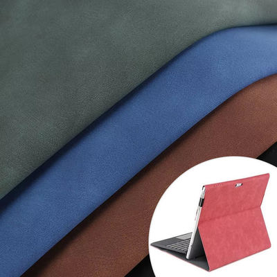 PU Two-tone Frosted Sheepskin Nubuck Grain Synthetic Leather Bag Shoes Wallet Decorate Notebooks Case Faux Leather Fabric