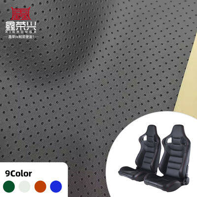 Hot Sale PVC air Holes Synthetic Artificial Punched Leather Automotive Trim Chair Sofa Bed Car Seat Faux Leather Fabric