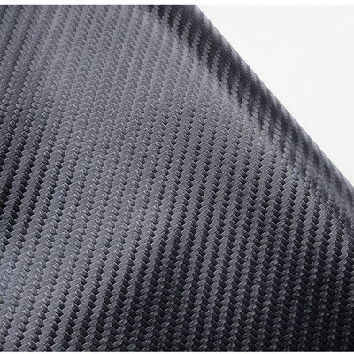 Flame Retardant Black PVC Leather 0.6mm Carbon Fiber Embossed Leather