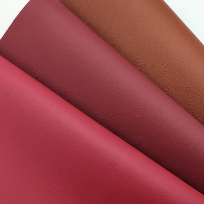 Recycled Embossed PVC Leather For Car Seat Cover Napa Grain Leather