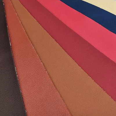 Recycled Embossed PVC Leather For Car Seat Cover Napa Grain Leather