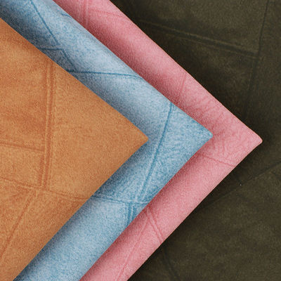 Denim Check Garment PU Leather Waterproof Washable Cotton Bottom