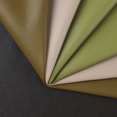 Suede Lychee Faux Leather PU Leather For Garments Smooth Handfeel
