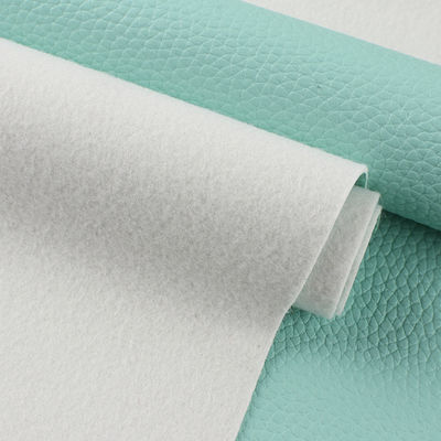 Lychee Synthetic Handbag PU Leather Brushed Bottom 1.2mm Thickness