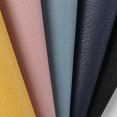 Flower Printed Handbag PU Leather 1.5mm Thick Double Sided Faux Leather