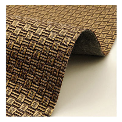 Packaging Bag Faux Leather Projects PVC Knitted Antique Brass Weave
