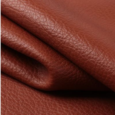 Lychee Suede Handbag PU Leather Faux Wear Resistant 1.7mm Thickness