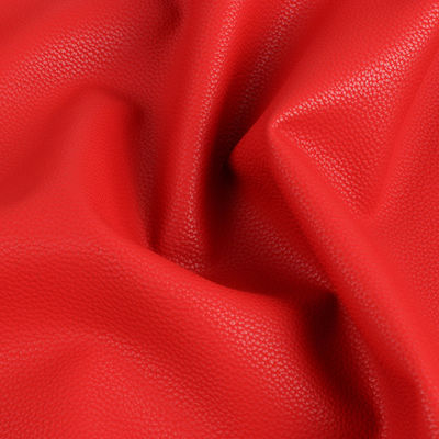 Handbag Lychee PU Faux Leather Fabric Water Based Solvent Free PU Leather