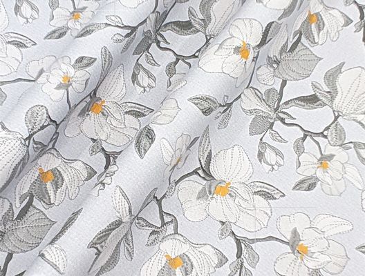 0.8mm Printed Flower Brushed Base PVC Leather For Handbag Packing Box Phone Case Decoration Usage