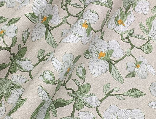 0.8mm Printed Flower Brushed Base PVC Leather For Handbag Packing Box Phone Case Decoration Usage