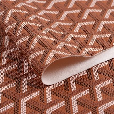 Imitated Goyard Style PVC Leather Brushed Base For Handbag Packing Box Phone Case Decoration Usage