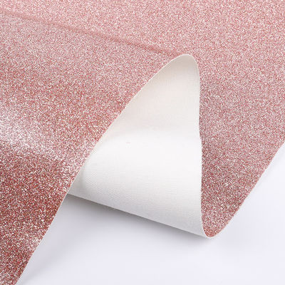 Waterproof Glitter PU Leather Powder Film Glitter Artificial Leather Customized