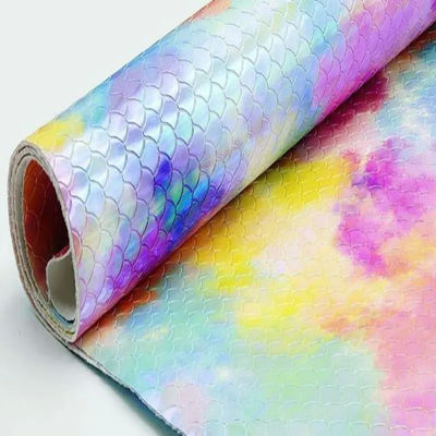 Versatile Laser Engrave PU Leather Waterproof PU Fake Leather Colorful