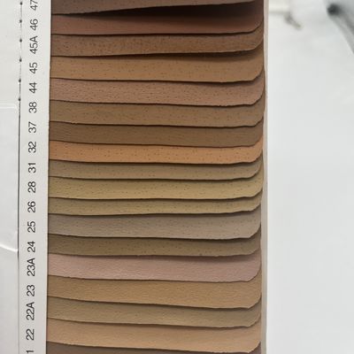 0.5mm Breathable Polyurethane PU Leather For Shoes Pinhole Pigskin Pattern