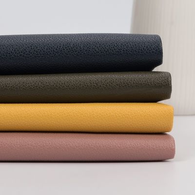 Car Seat Lychee Grain PVC Leather Fabric Embossed Pattern 1.0mm Thick
