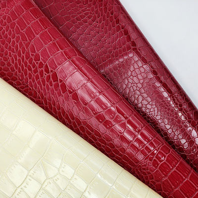 Glossy Crocodile PVC Leather Packaging Box Crocodile Embossed Leather