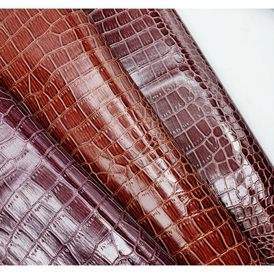 Glossy Crocodile PVC Leather Packaging Box Crocodile Embossed Leather