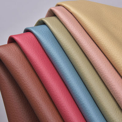 Litchi Leathaire Leather Fabric For Sofa Waterproof Anti Fouling
