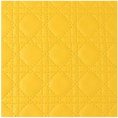 Waterproof Artificial PVC Leather For Bags Embroidered Plaid Woven Pattern