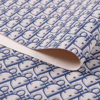 Printed Letters PVC Faux Leather Bags Purse Wallet Phone Case Package Box Leather Fabric