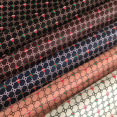 Printed Heart Shape Number 8 PVC Faux Leather Bags Purse Wallet Phone Case Package Box Leather Fabric