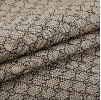 Printed GD Letter PVC Faux Leather Bags Purse Wallet Phone Case Package Box Leather Fabric