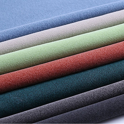 Imitation Microfiber Suede Leather Fabric Double Sided Velvet For Shoes