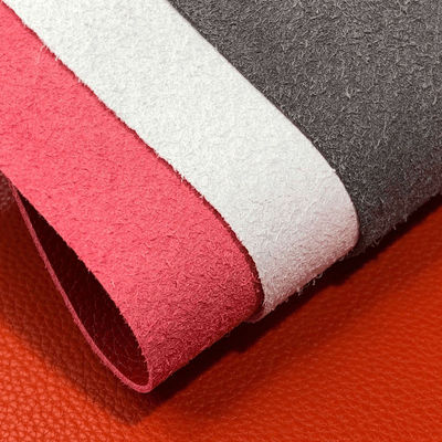 Lychee Pattern Microfiber Leather For Car Seat Artificial Leather Soft 0.8mm