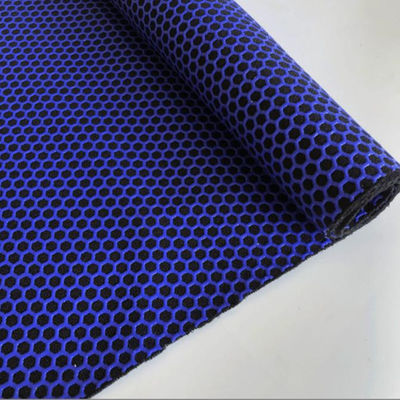 Anti Slip Silicone Leather Fabric Printed Honeycomb Faux Leather