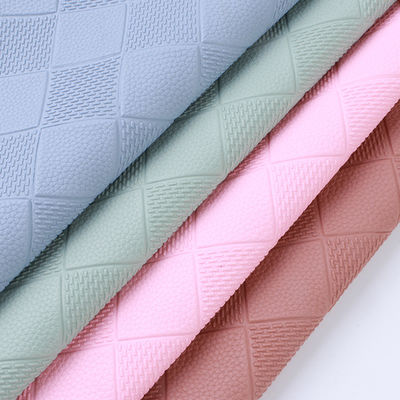 1.1mm Car Floor Mats Leather Diamond Embossed PVC Floor Leather