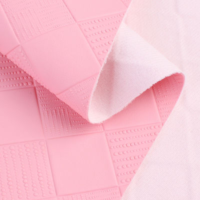 PVC Leather Fabric For Bags Colorful Large Plaid PVC Imitation Leather Custom