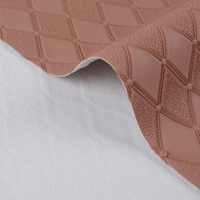 Versatile PVC Bag Leather Diamond Plaid Soft Faux Leather Fabric Decorative