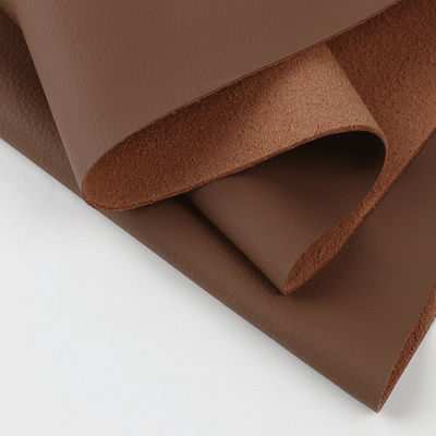 Soft Cover Furniture Faux Synthetic Leather PVC Fabric Lychee Texture