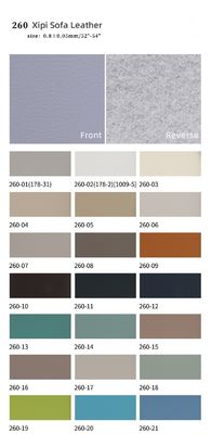 0.8mm Thickness Fine-Grained Brushed Cloth-Backed PVC Leather For Furniture Upholstery Musical Instruments