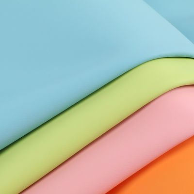 Soft Silicone Leather Fabric Solvent Free Scratch Resistant Leather Customized