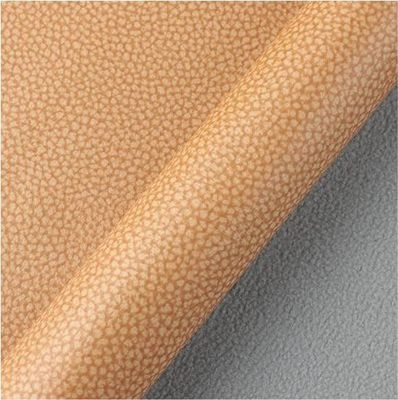 Litchi Leathaire Fabric 1.2mm Breathable Leather Fabric For Sofas / Cushions