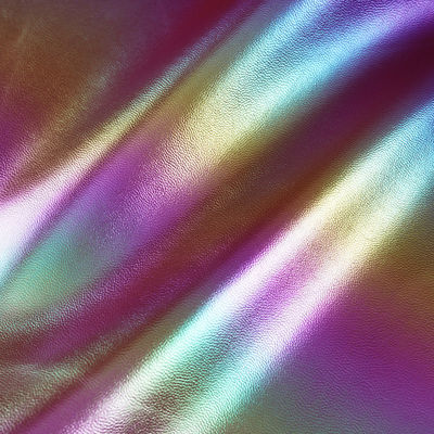 Colorful Gradient Diamond PVC Faux Artificial Leather Bag Leather Fabric Material