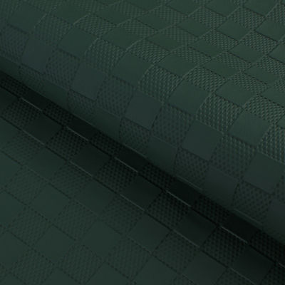 Checkered PVC Faux Artificial Leather Bag Decorative Leather Fabric