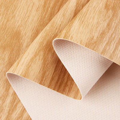 Printed Wood Grain PVC Faux Artificial Leather Fabric Car Decoration Material