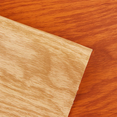 Printed Wood Grain PVC Faux Artificial Leather Fabric Car Decoration Material