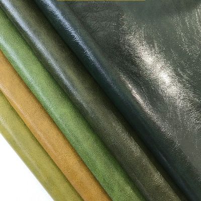 Vintage Oil Wax Leather Fabric Sofa Seat Furniture Faux Leather