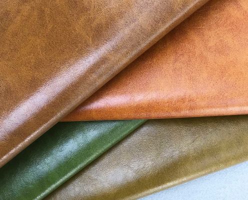 Vintage Oil Wax Leather Fabric Sofa Seat Furniture Faux Leather